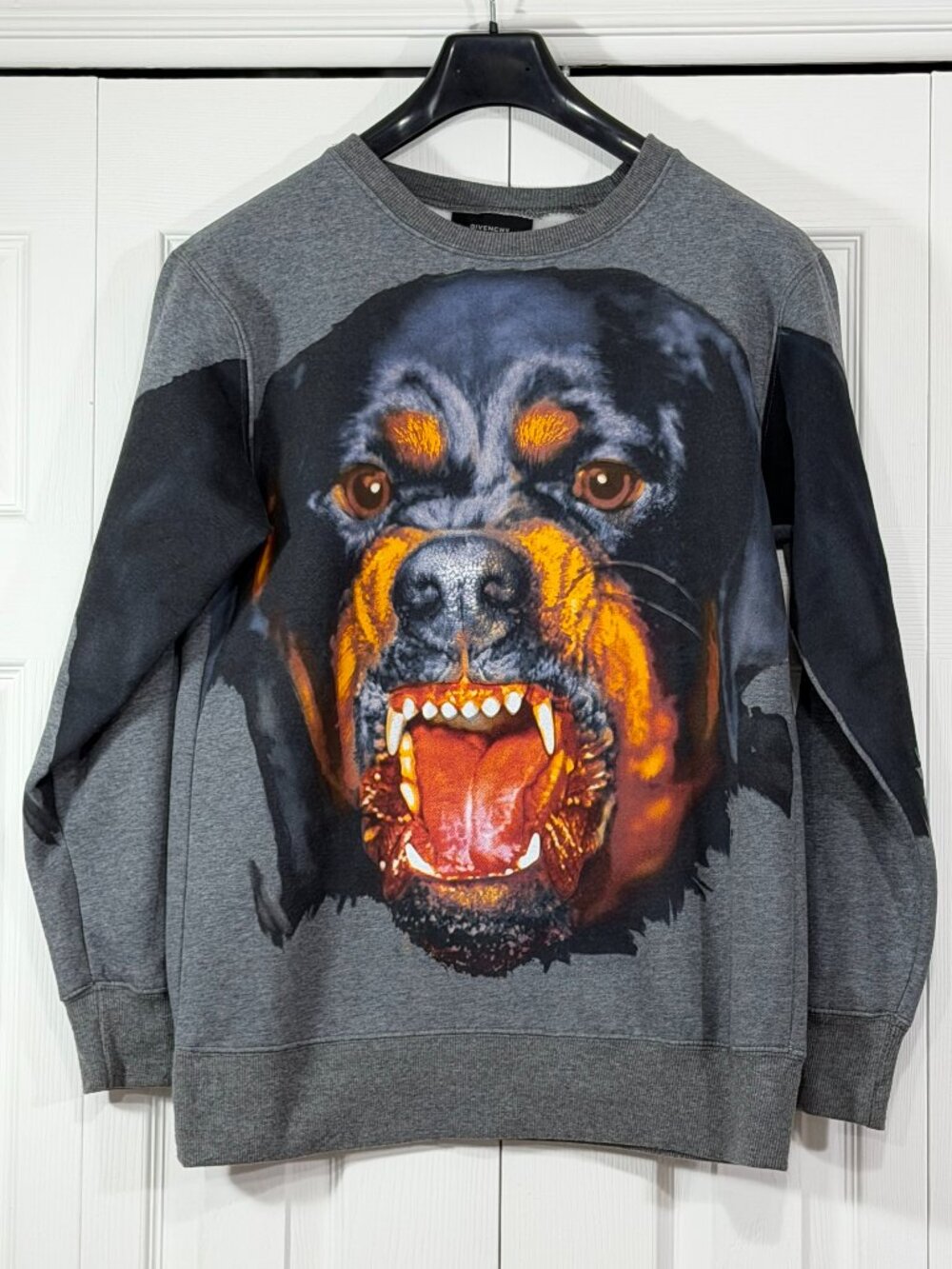 Iconic Givenchy Paris Rottweiler Grey Sweatshirt